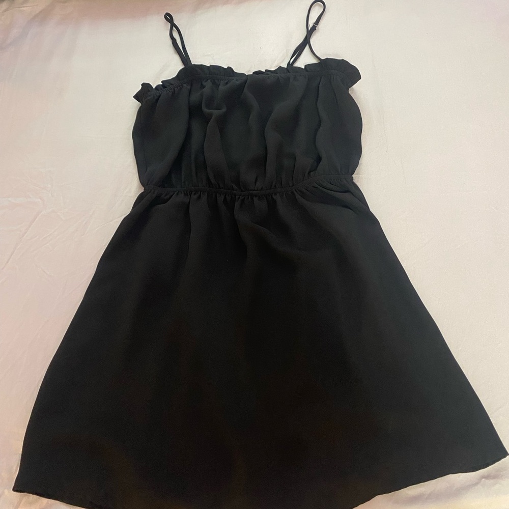 Black forever 21 thin strap dress